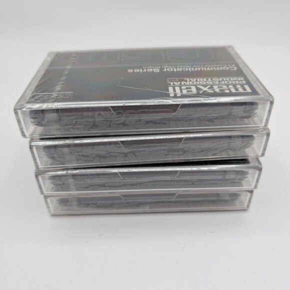Lot of 4 Maxell Professional Industrial Cassette Tapes Communicator Series C60 - Picture 2 of 5